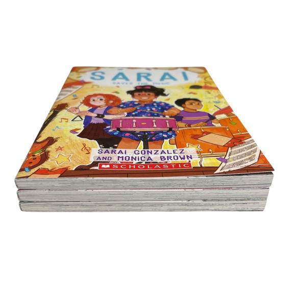 Elementary School Lot of 3 Books Sarai Series Saves The Music Awesome World Fair - Picture 3 of 9
